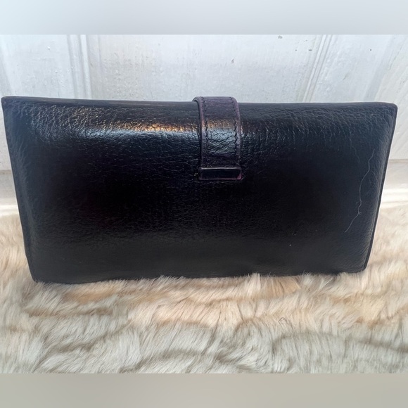 HERMES BEARN TRIFOLD LEATHER WALLET BLACK - Picture 2 of 15